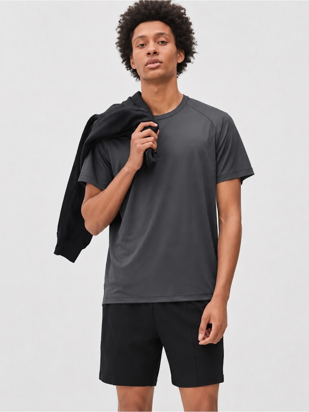 Everlane Breathable Sport Gray Short Sleeve T-shirt mens large